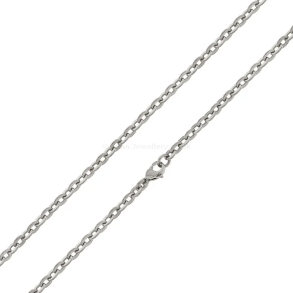 Titanium Flat Trace Chain 3.7mm, Titanium Flat Trace Chain