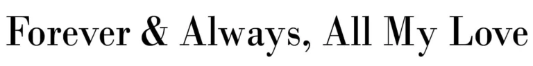 Inside Ring Engraving - Font example : Bodoni Book Regular