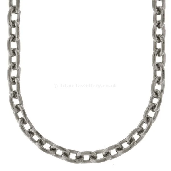 Titanium Faceted Belcher Chain 3.3mm