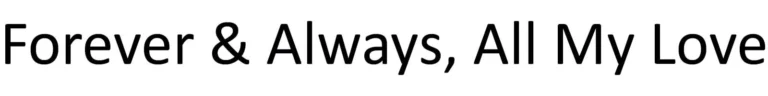 Inside Ring Engraving - Font example : Calibri Regular