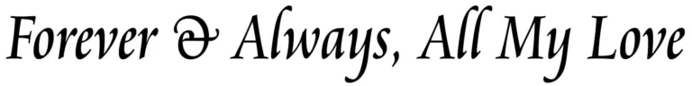 Inside Ring Engraving - Font example : Cataneo BT Regular
