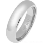 6mm Polished Court Cobalt Ring