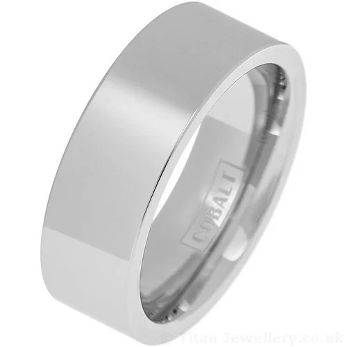 8mm Polished Comfort Fit Cobalt Ring 8mm Polished Comfort Fit Cobalt Ring