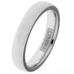 4mm Polished Court Cobalt Ring