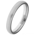 3mm Brushed Court Cobalt Ring