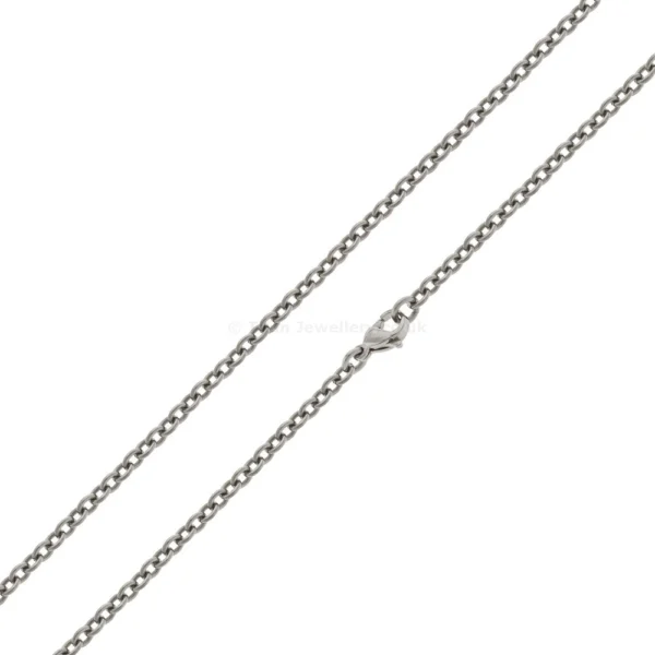 Titanium Oval Trace Chain 2.93mm, titanium oval trace chain