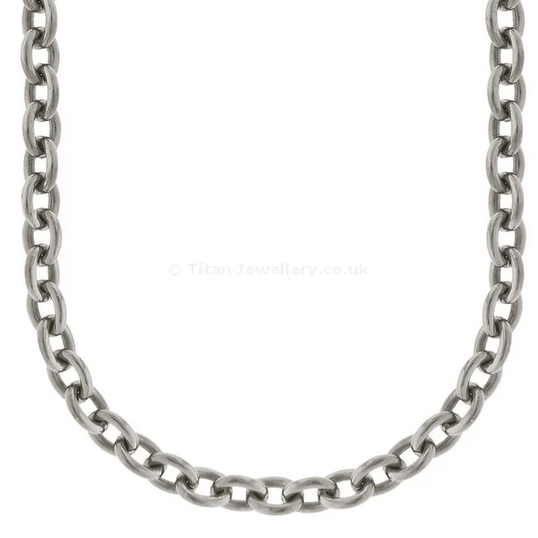 Titanium Oval Trace Chain 2.93mm