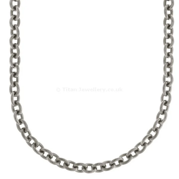 Titanium Rounded Trace Chain 2.4mm