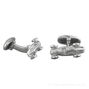 Silver Arrows Racing Car Cufflinks