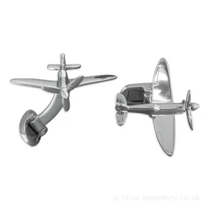 Silver Spitfire Cufflinks