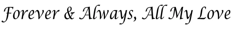 Inside Ring Engraving - Font example : Lucida Calligraphy