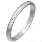 2mm Sterling Silver Wedding Ring