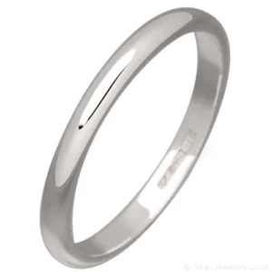 2mm Sterling Silver Wedding Ring