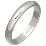 3mm Sterling Silver Wedding Ring