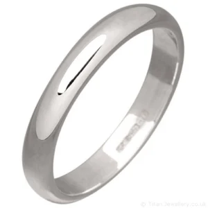 3mm Sterling Silver Wedding Ring