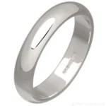 4mm Sterling Silver Wedding Ring