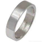 5mm Sterling Silver Flat Profile Wedding Ring