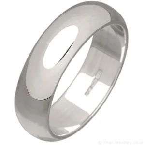 6mm Sterling Silver Wedding Ring