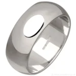 8mm Sterling Silver Wedding Ring
