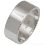 8mm Sterling Silver Flat Profile Wedding Ring