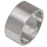 10mm Sterling Silver Flat Profile Wedding Ring