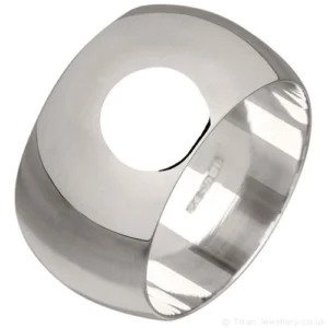 12mm Sterling Silver Wedding Ring