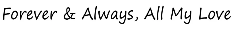 Inside Ring Engraving - Font example : Segoe Print