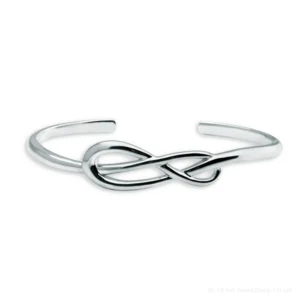 Silver Celtic Loose Knot Bangle
