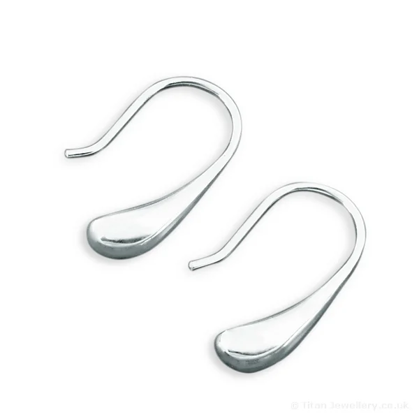Silver Classic Drop Earrings