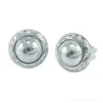 Silver Pearl Earrings
