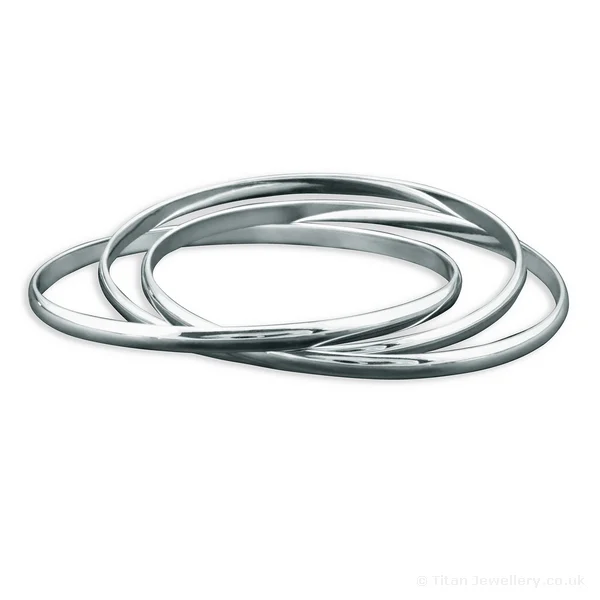 Titan Jewellery, Silver Russian Wedding Bangle