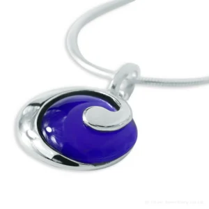 Something Blue Silver Pendant