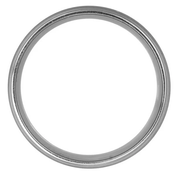 Titan Jewellery, 8mm Brushed and Polished Tantalum Wedding Ring