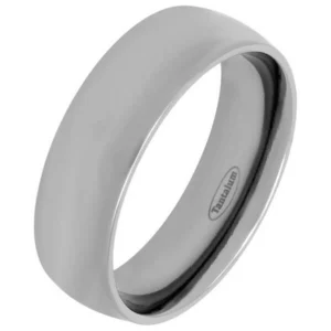 7mm Polished Tantalum Wedding Ring