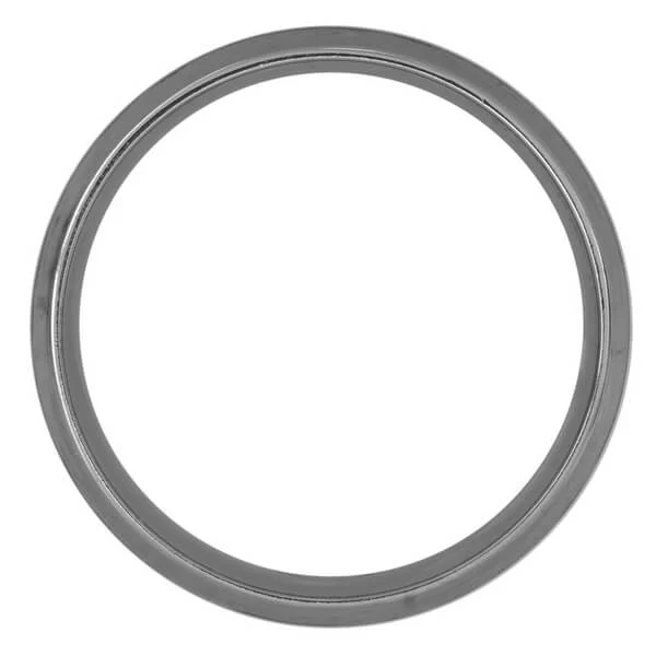 Titan Jewellery, 6mm Brushed Chamfered Tantalum Ring
