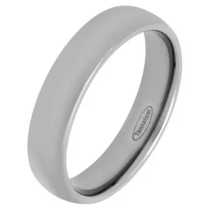 5mm Polished Tantalum Wedding Ring