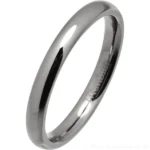 3mm Women's Court Polished Titanium Wedding Ring