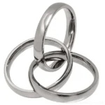 Polished Titanium Russian Wedding Ring