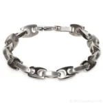 Anchor Link Titanium Bracelet