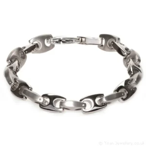 Anchor Link Titanium Bracelet