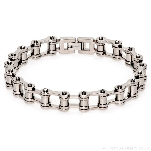 Plain Bike Link Titanium Bracelet Plain Bike Link Titanium Bracelet