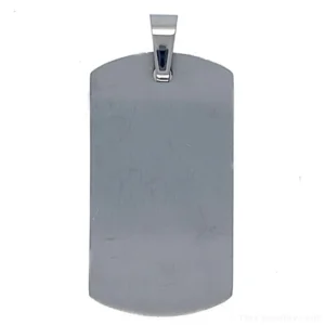 Titanium Dog Tag (excludes chain)