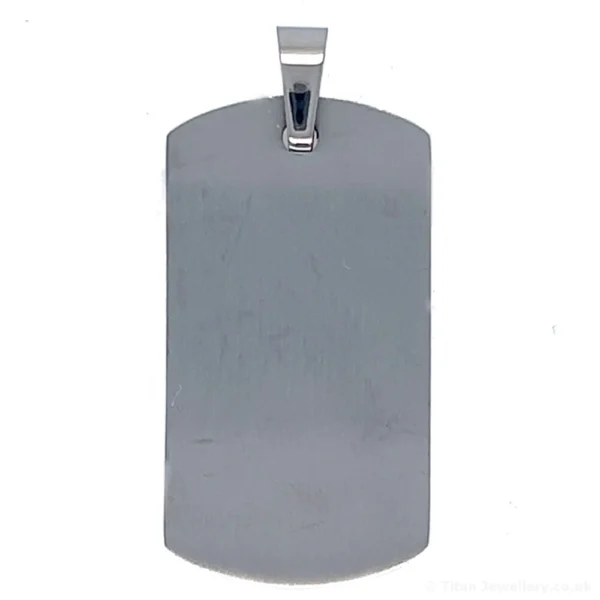 Titanium Dog Tag (excludes chain)