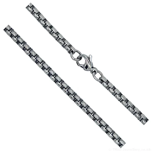Titan Jewellery, Venetian Inca Titanium Chain 2.95mm