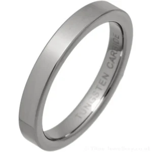 3mm Womens Comfort Fit Tungsten Wedding Ring