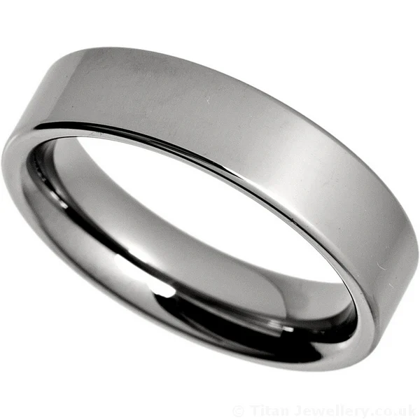 5mm Comfort Fit Tungsten Carbide Wedding Band, TURM15