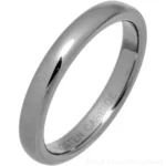 3mm Women's Tungsten Court Wedding Ring