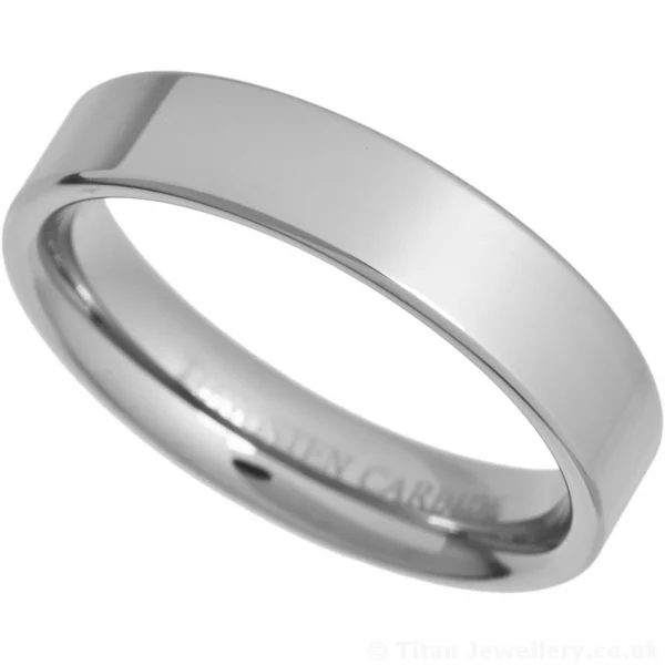 5mm Comfort Fit Tungsten Carbide Wedding Band, 5mm Wedding Band