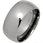 10mm Court Tungsten Carbide Wide Wedding Ring