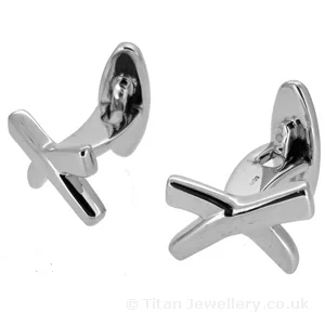 Handmade Sterling Crosses Cufflinks